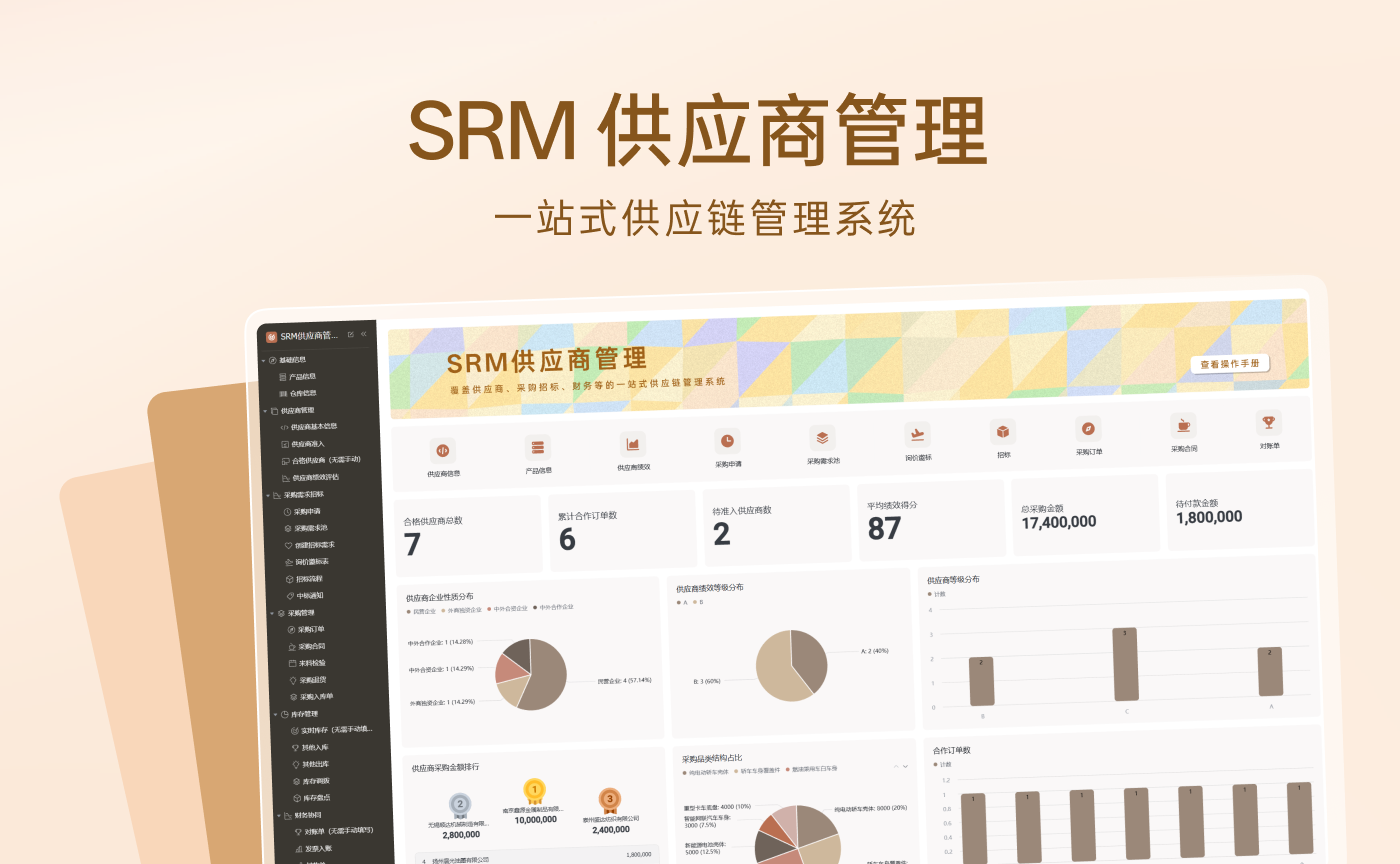 SRM供应商管理